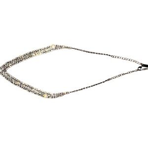Elegant Silver Rhinestone Necklace
